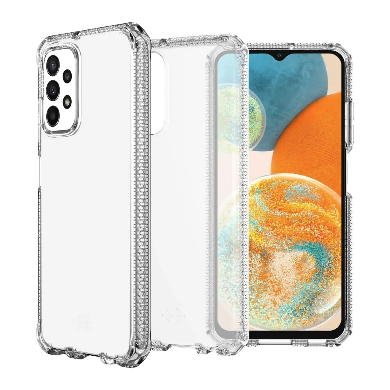 Itskins Spectrum R // Clear for Samsung Galaxy A23 5g, Protective Phone Case, Slim Hybrid Case, Anti-Yellowing, and Heavy Duty Shockproof Cover, Military Phone Case - Transparent sold by Zulily
