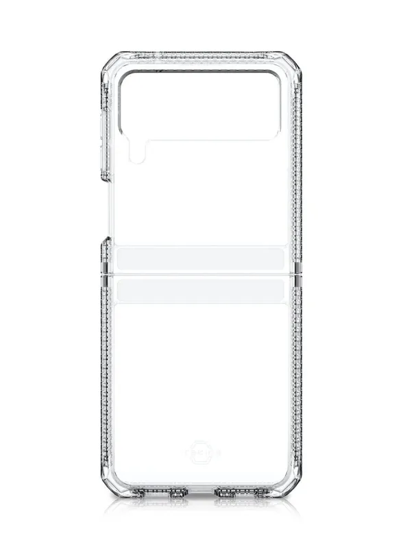 Itskins Hybrid Clear Protective Phone Case Compatible with Samsung Galaxy Z Flip3 5g, Slim Hybrid Case, Anti-Yellowing and Heavy Duty Shockproof Cover, Military Phone Case |Transparent made by Zulily