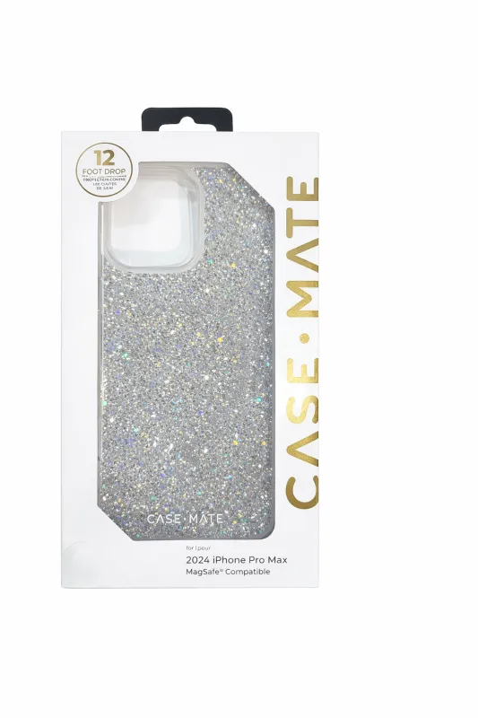 Case-Mate Iphone 16 Pro Max Case [Compatible with Magsafe] - Stylish Sparkly Phone Case with 12ft Drop Protection - Premium Magnetic Cover for Iphone 16 Pro Max - Twinkle Disco made by case-mate