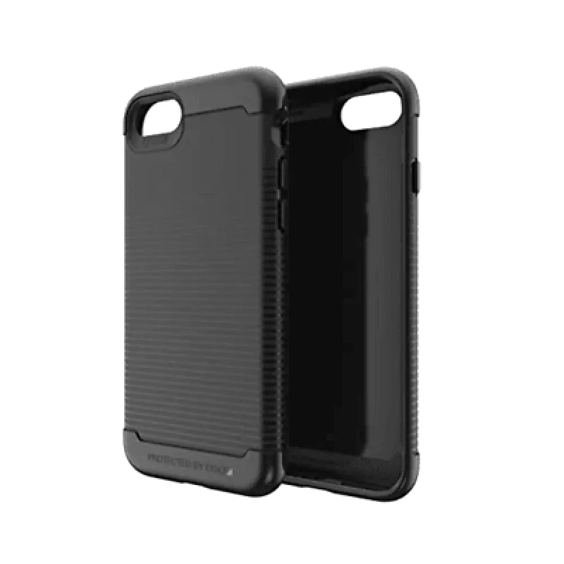 Gear4 Zagg Havana Case for Iphone Se 2022/Se (2nd Gen) & Iphone 8/7/6 – Advanced Impact Protection, Integrated D3o Technology, – Reinforced Top, Bottom, Corners, Black (702009625) made by Zulily
