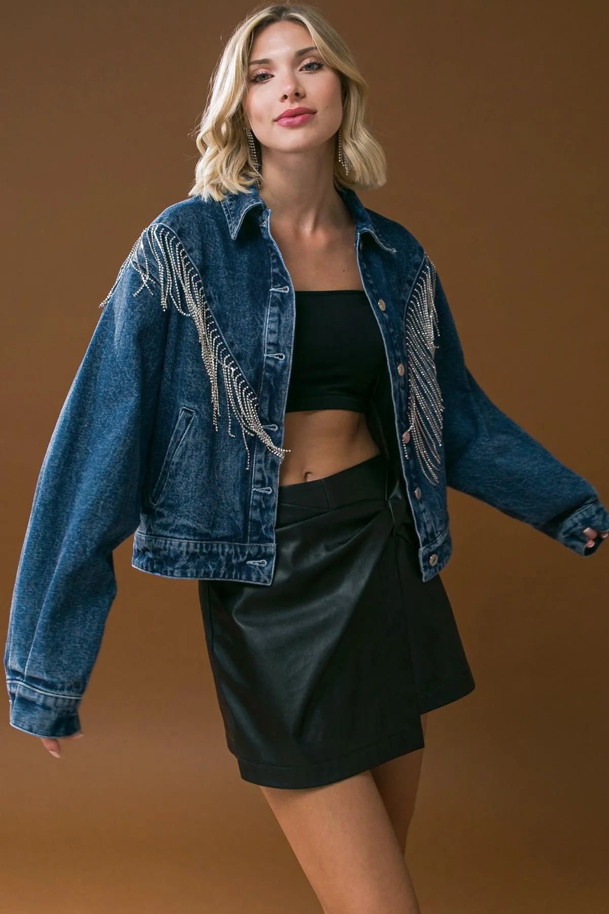 Stunning Excellence Washed Denim Jacket sold by Zulily product image thumbnail 3