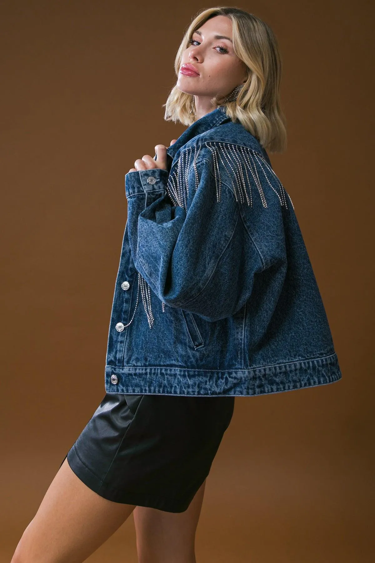 Stunning Excellence Washed Denim Jacket sold by Zulily product image thumbnail 4