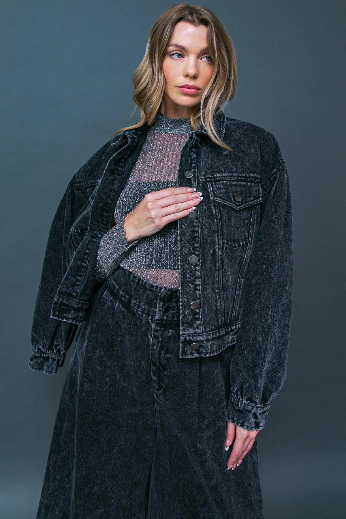 See You Go Denim Jacket sold by Zulily product image thumbnail 5