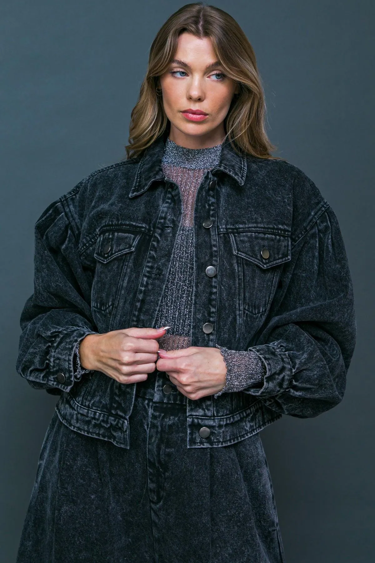 See You Go Denim Jacket sold by Zulily product image thumbnail 3