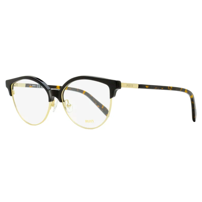 Emilio Pucci Oval Brow Line Eyeglasses made by Emilio Pucci