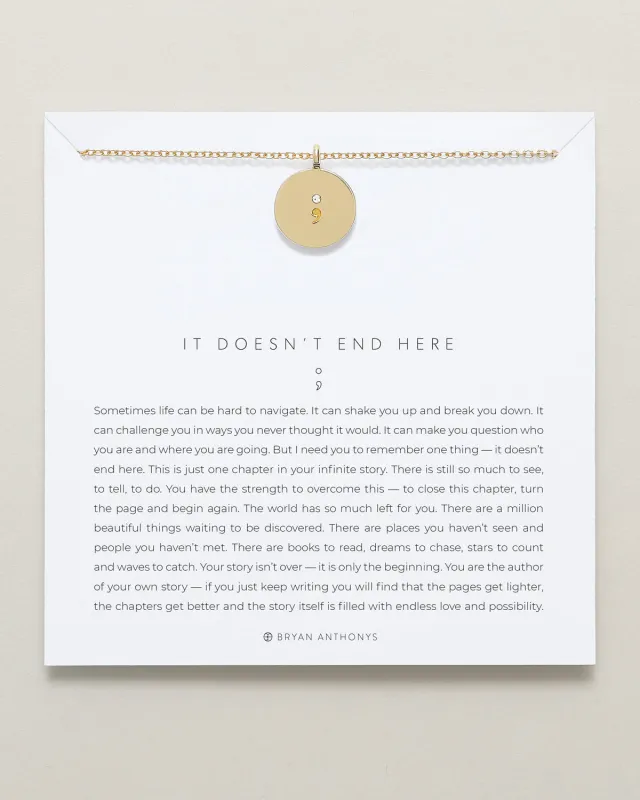 It Doesn't End Here Necklace made by Zulily