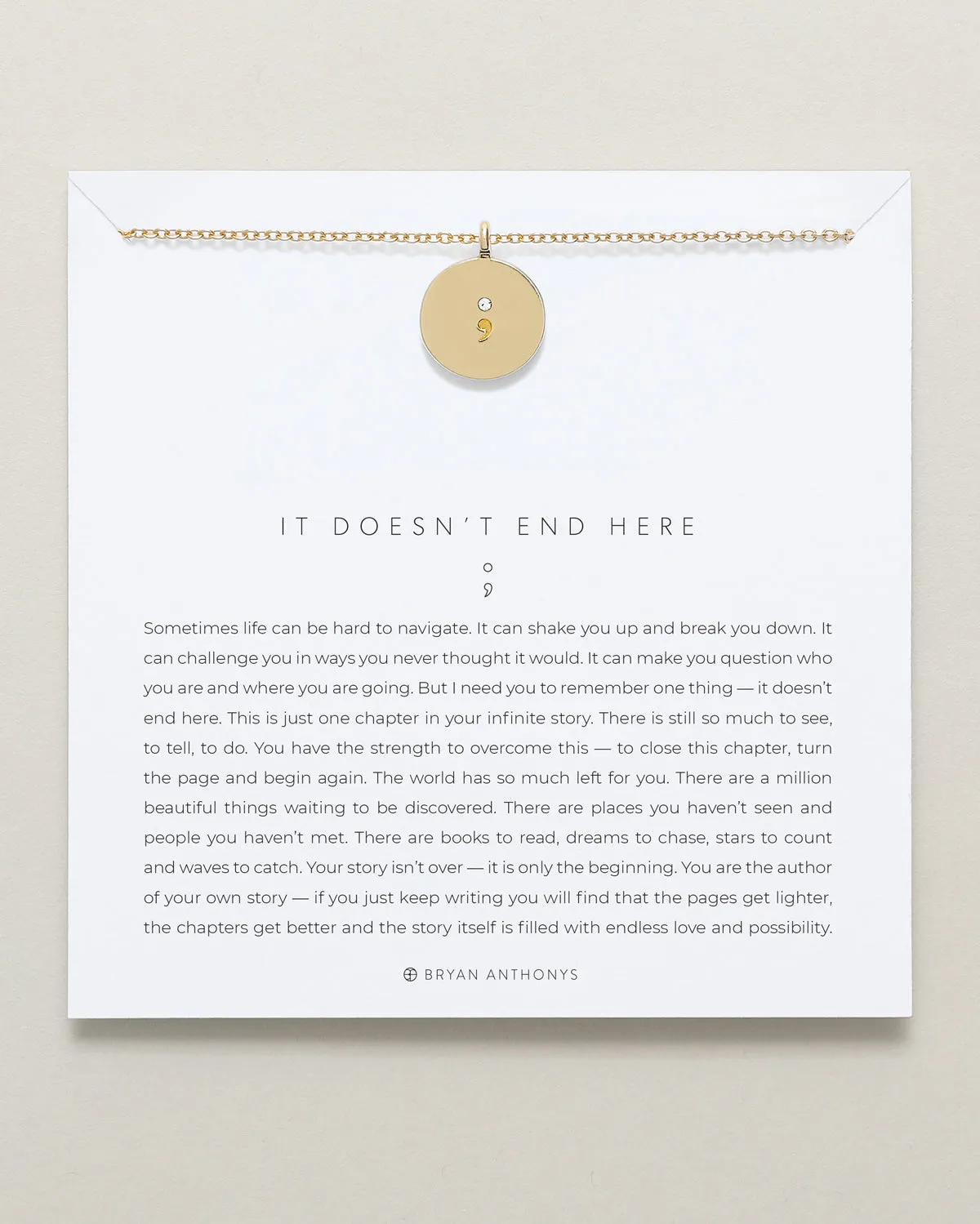It Doesn't End Here Necklace sold by Zulily
