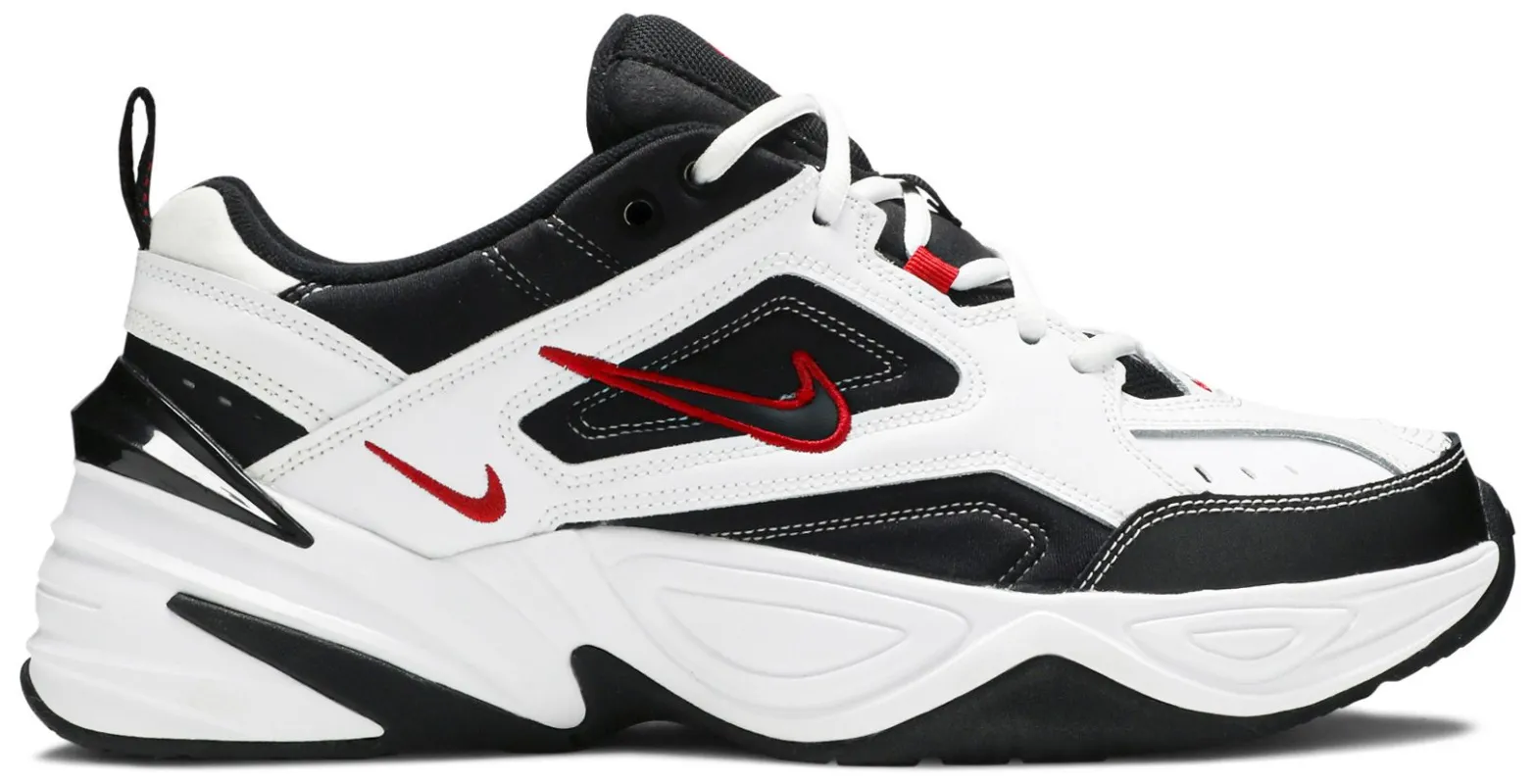 Nike Men's M2K Tekno White/Black/Red made by Nike