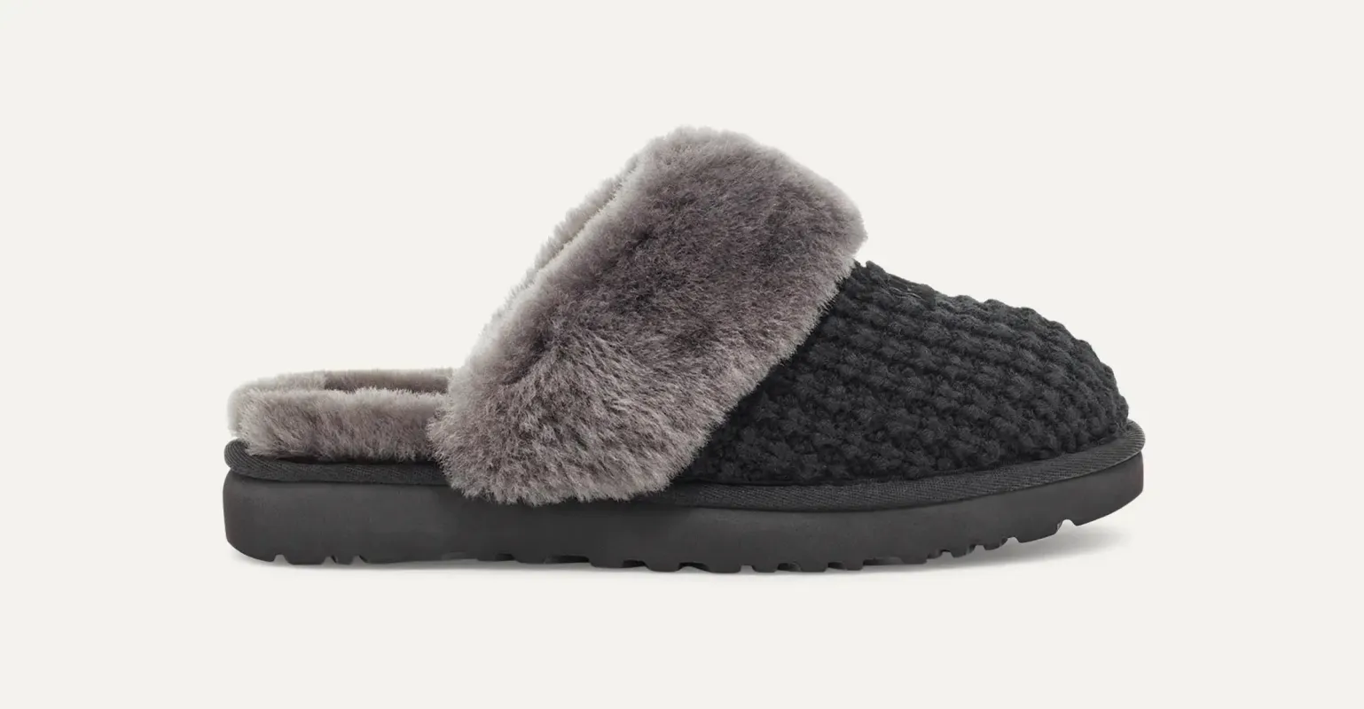 UGG Women's Cozy Slipper Black made by UGG