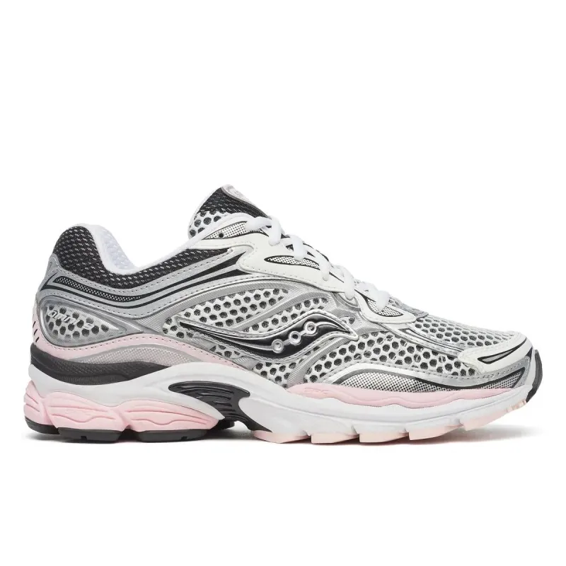 Saucony Women's Progrid Omni 9 Silver/Pink made by Saucony