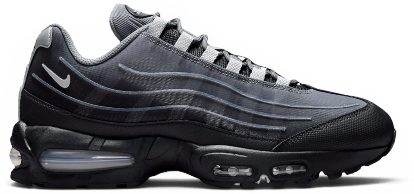 Nike Men's Air Max 95 Big Bubble Tech Black made by Nike