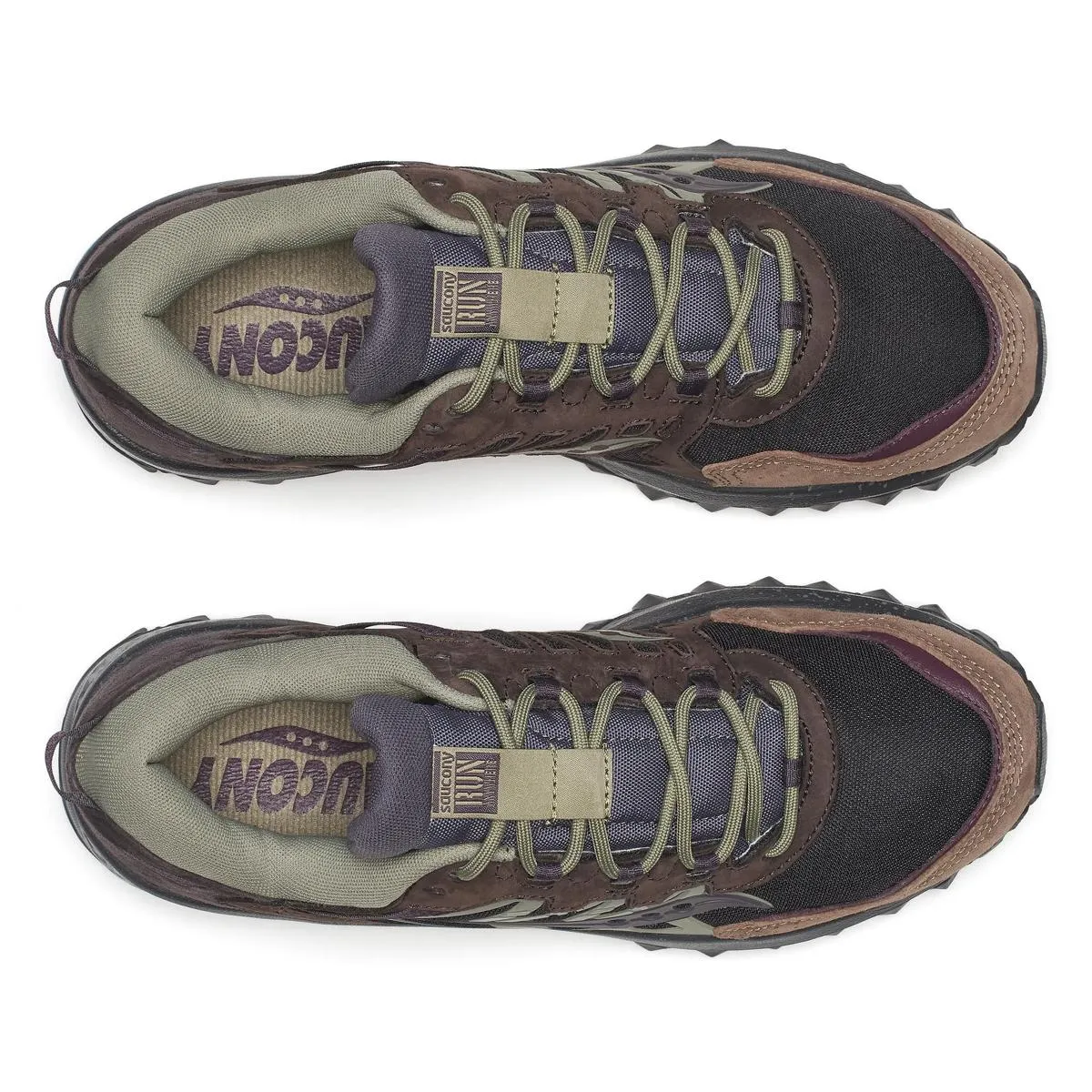 Saucony Men's Grid Peak Black/Wine sold by Zulily product image thumbnail 5