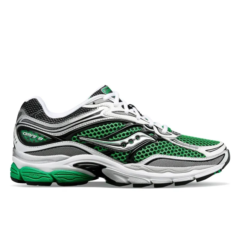 Saucony Men's Progrid Omni 9 Green/Silver made by Saucony