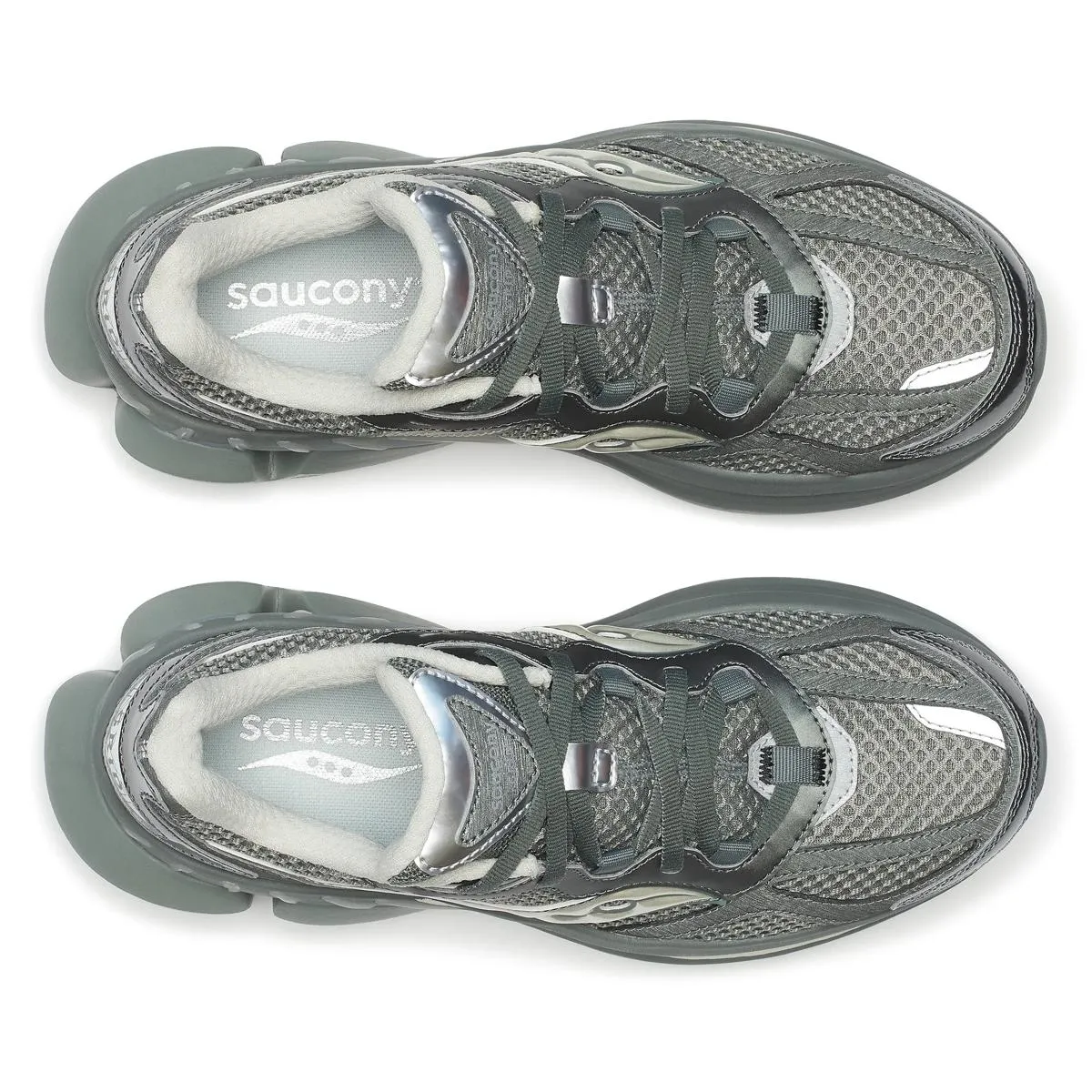 Saucony Men's Grid NXT Green/Silver sold by Zulily product image thumbnail 5