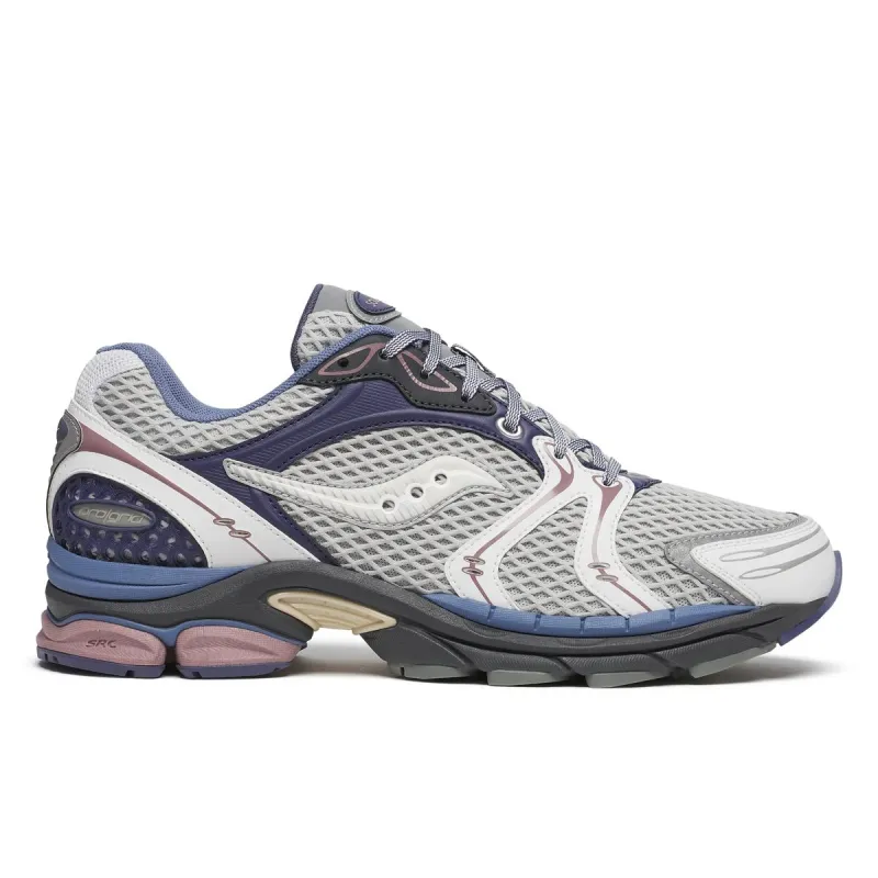 Saucony Men's Progrid Triumph 4 White/Blue made by Saucony