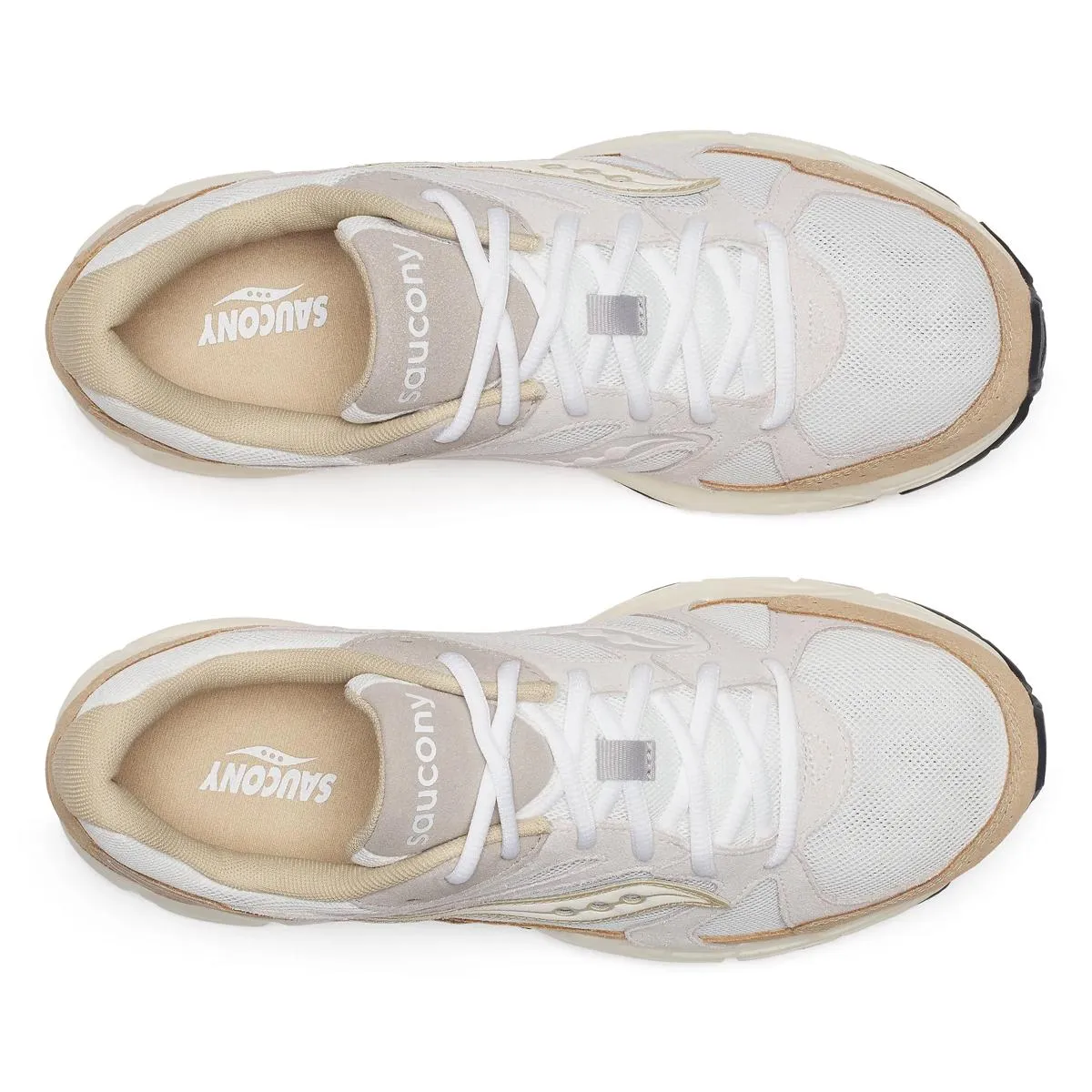 Saucony Men's Ride Millennium White/Sand sold by Zulily product image thumbnail 5