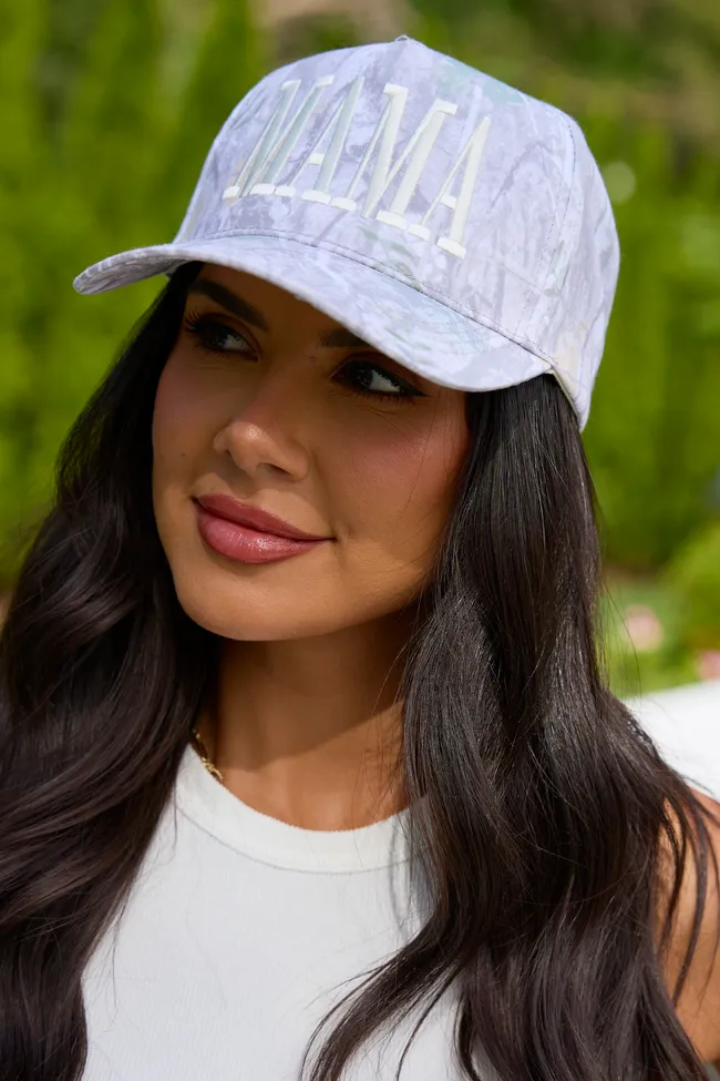 Mama White Camo Trucker Hat sold by Zulily product image thumbnail 2