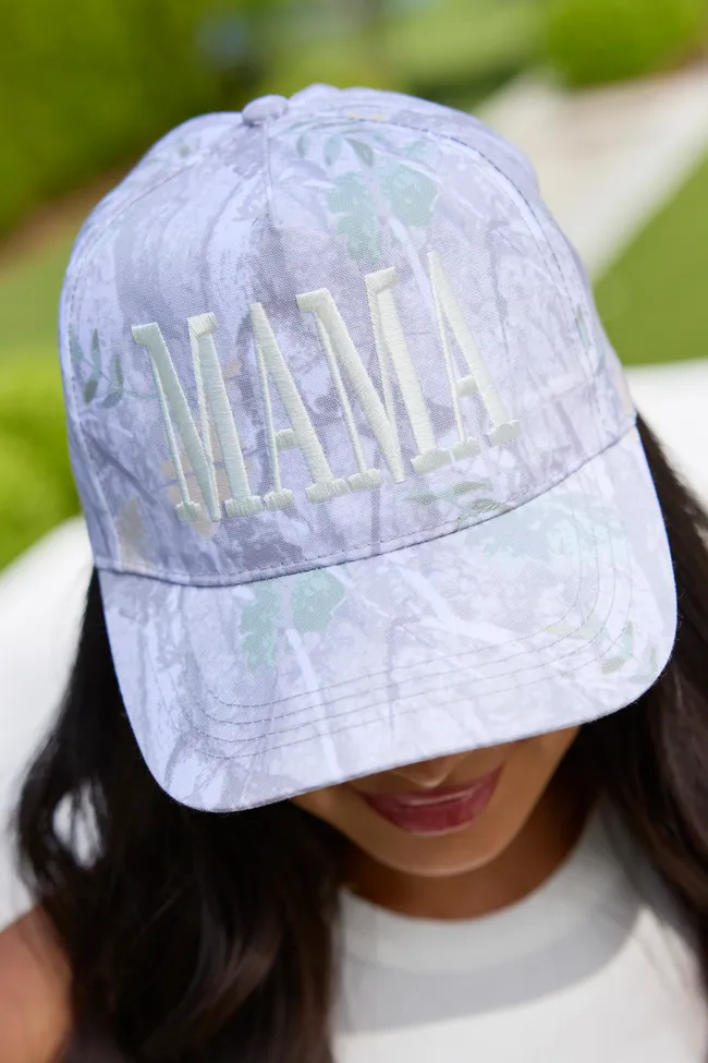 Mama White Camo Trucker Hat sold by Zulily product image thumbnail 3