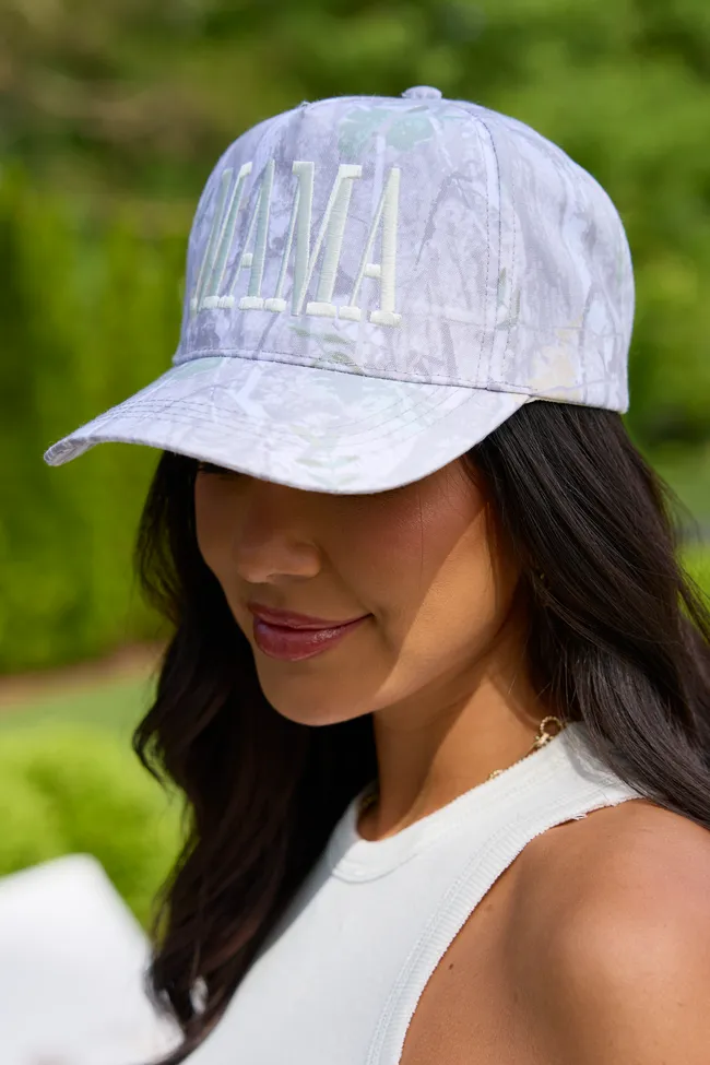 Mama White Camo Trucker Hat sold by Zulily product image thumbnail 4