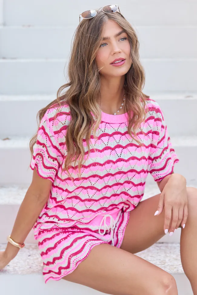 Sienna Pink Stripe Sweater sold by Zulily product image thumbnail 2