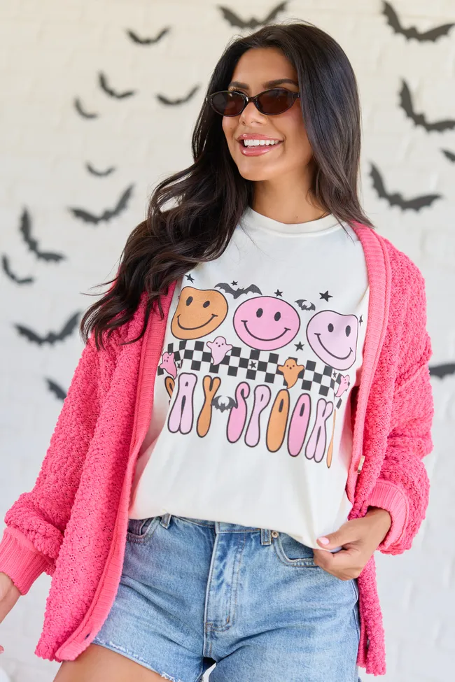 Stay Spooky Ivory Graphic Tee sold by Zulily