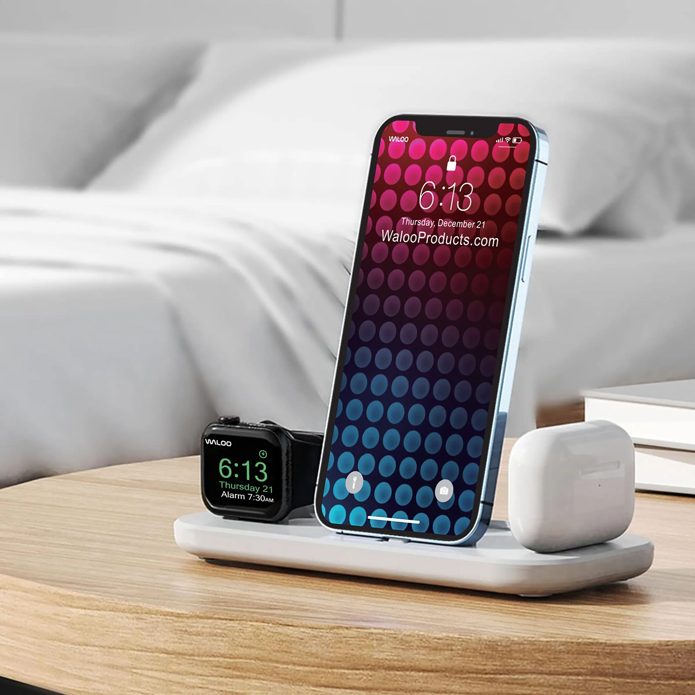 Waloo Portable & Foldable Charging Dock For iPhone, Apple Watch & AirPods (Compatible With Lightning Devices Only; Not USB-C) sold by Zulily product image thumbnail 5
