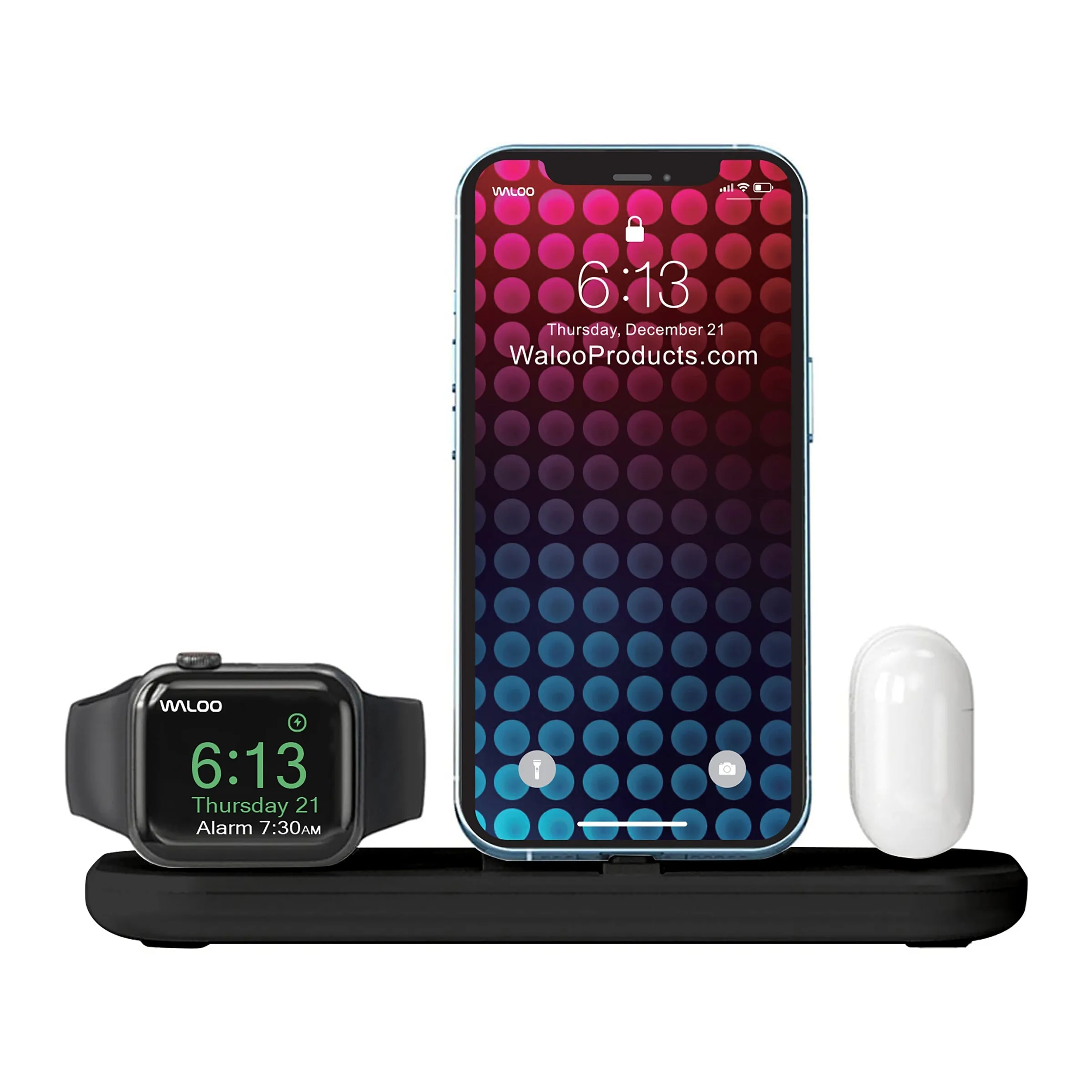 Waloo Portable & Foldable Charging Dock For iPhone, Apple Watch & AirPods (Compatible With Lightning Devices Only; Not USB-C) sold by Zulily product image thumbnail 2