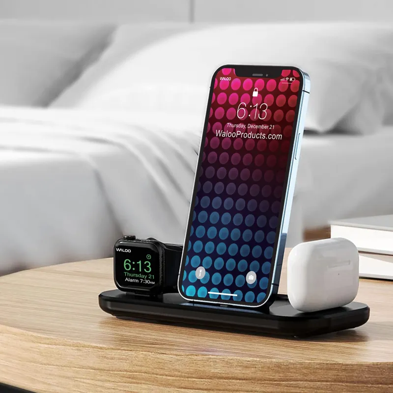 Waloo Portable & Foldable Charging Dock For iPhone, Apple Watch & AirPods (Compatible With Lightning Devices Only; Not USB-C) made by Zulily