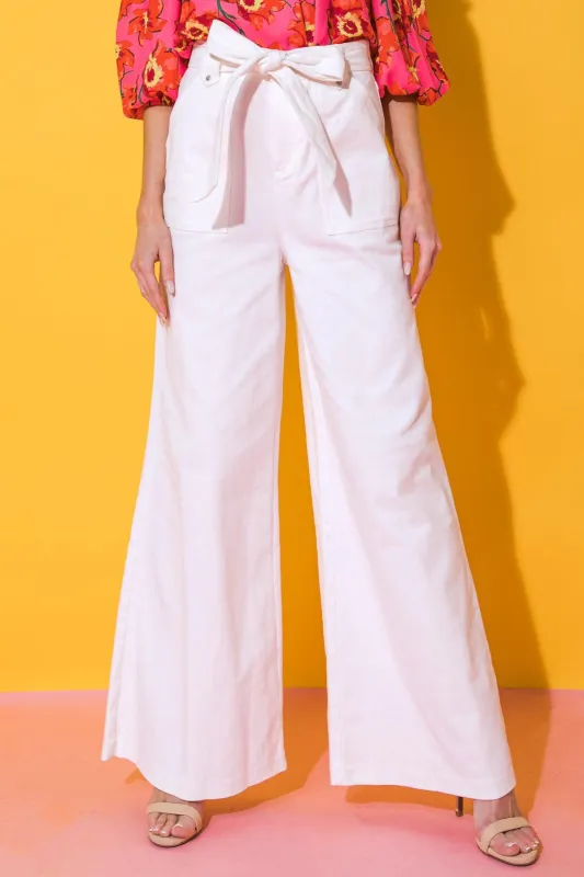 Just Say Yes Twill Pants made by Flying Tomato