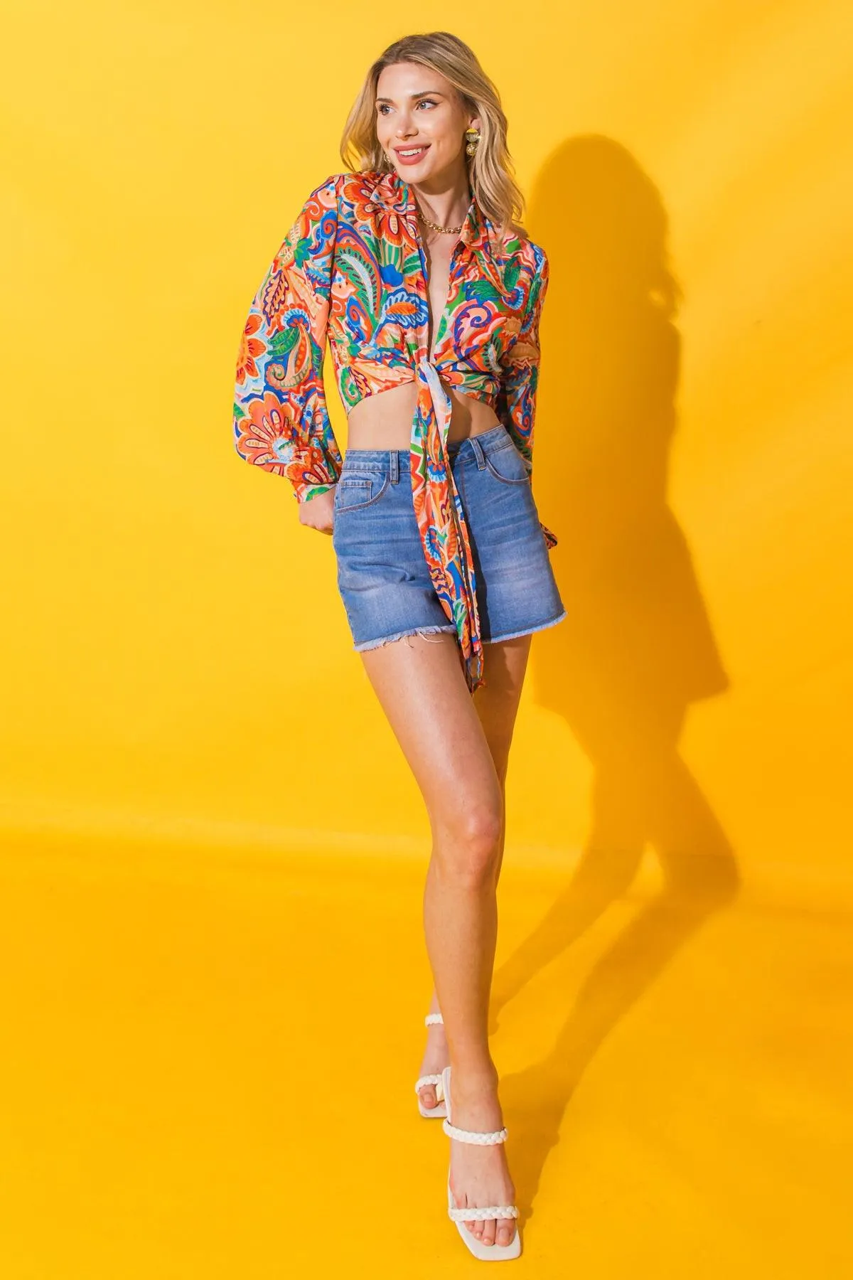 My Happy Place Woven Top sold by Zulily product image thumbnail 3