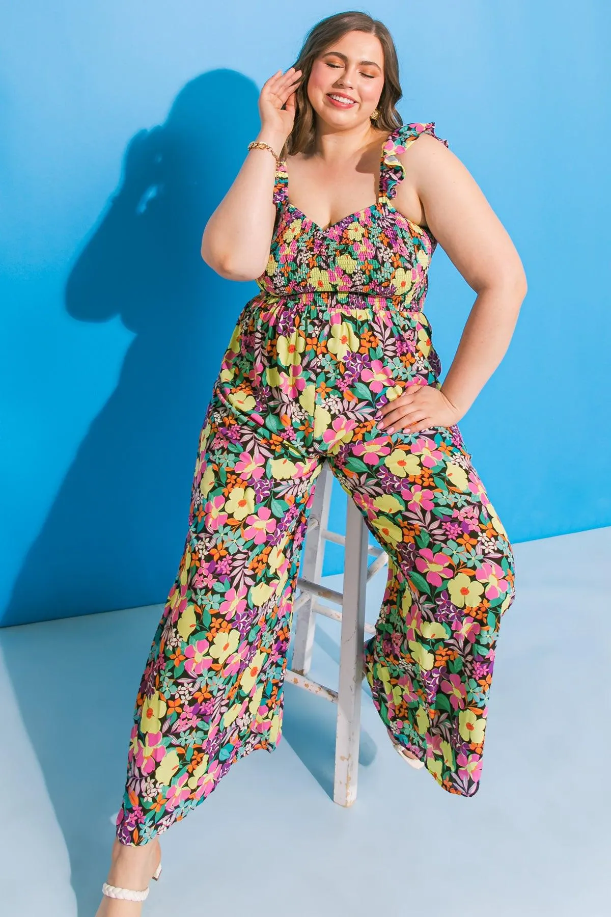 Molinetto Floral Woven Jumpsuit sold by Zulily product image thumbnail 5