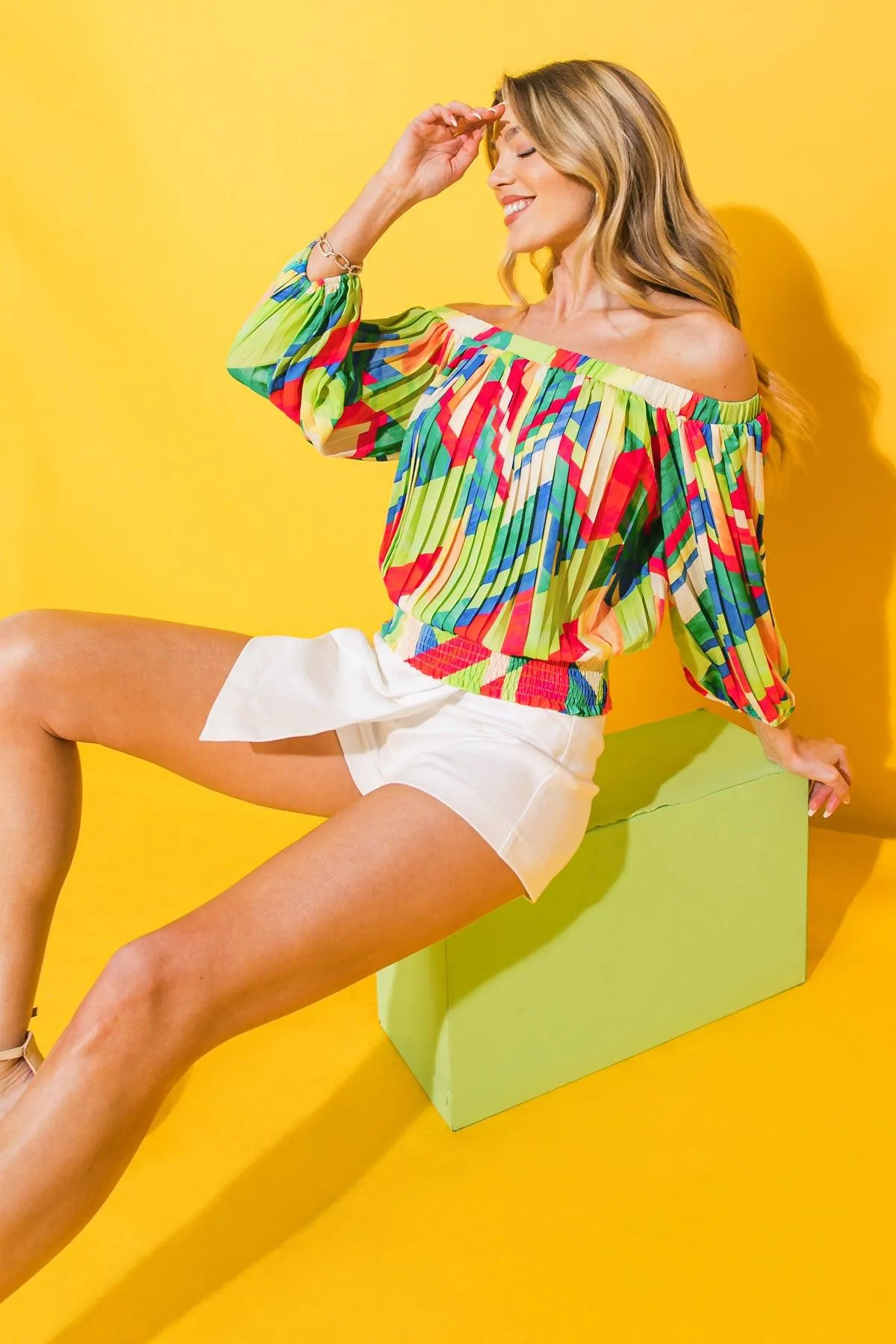 Frosted Upon Woven Top sold by Zulily product image thumbnail 2