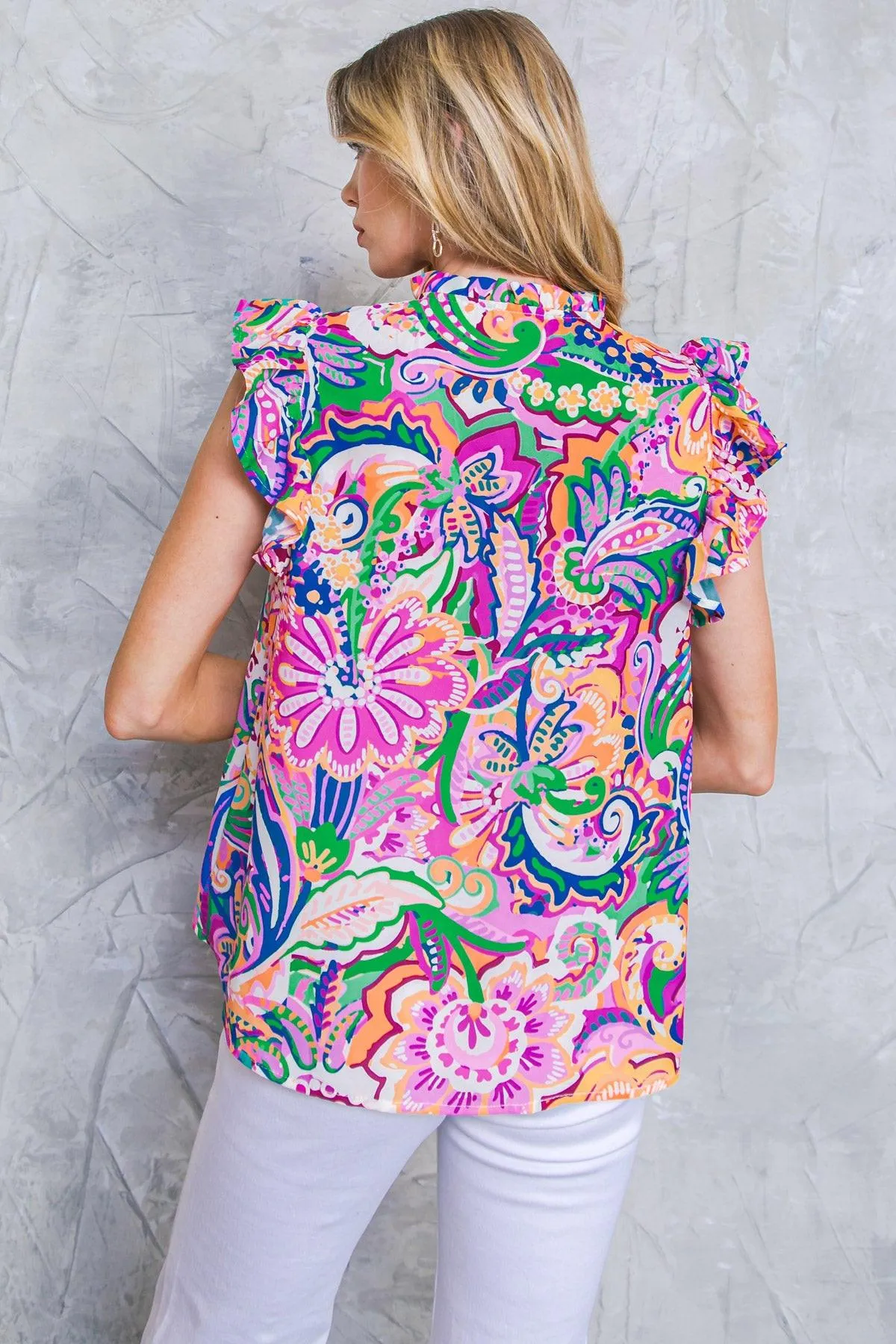Daytime Dreams Woven Top sold by Zulily product image thumbnail 2