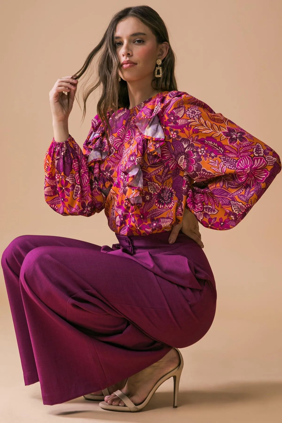 Ready for What's Next Woven Top sold by Zulily product image thumbnail 5