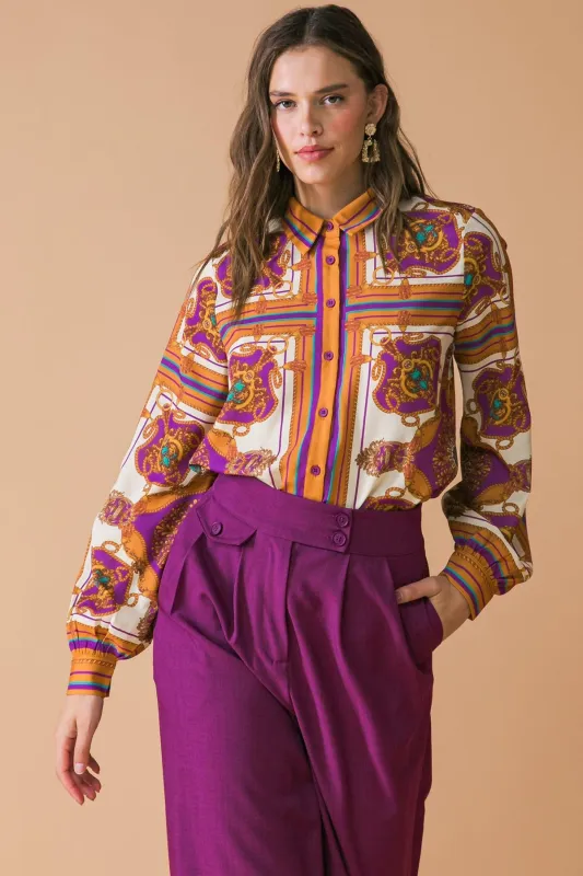 Make Today Great Woven Top made by Flying Tomato