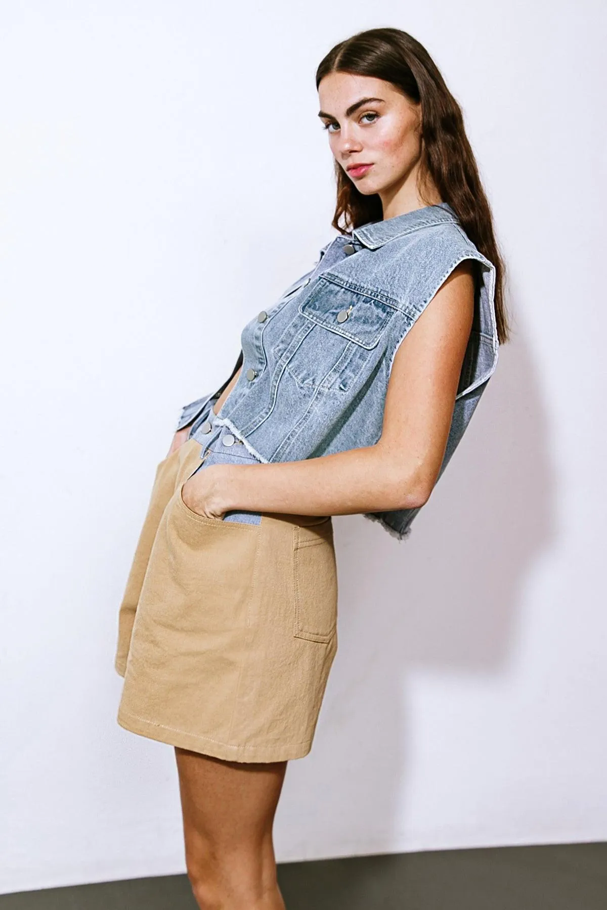 Claim to Fame Denim Vest sold by Zulily product image thumbnail 5