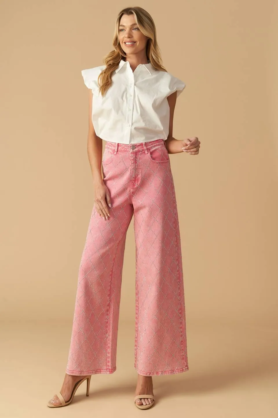 You Are Enough Twill Pants sold by Zulily product image thumbnail 4