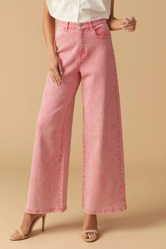 You Are Enough Twill Pants made by Flying Tomato