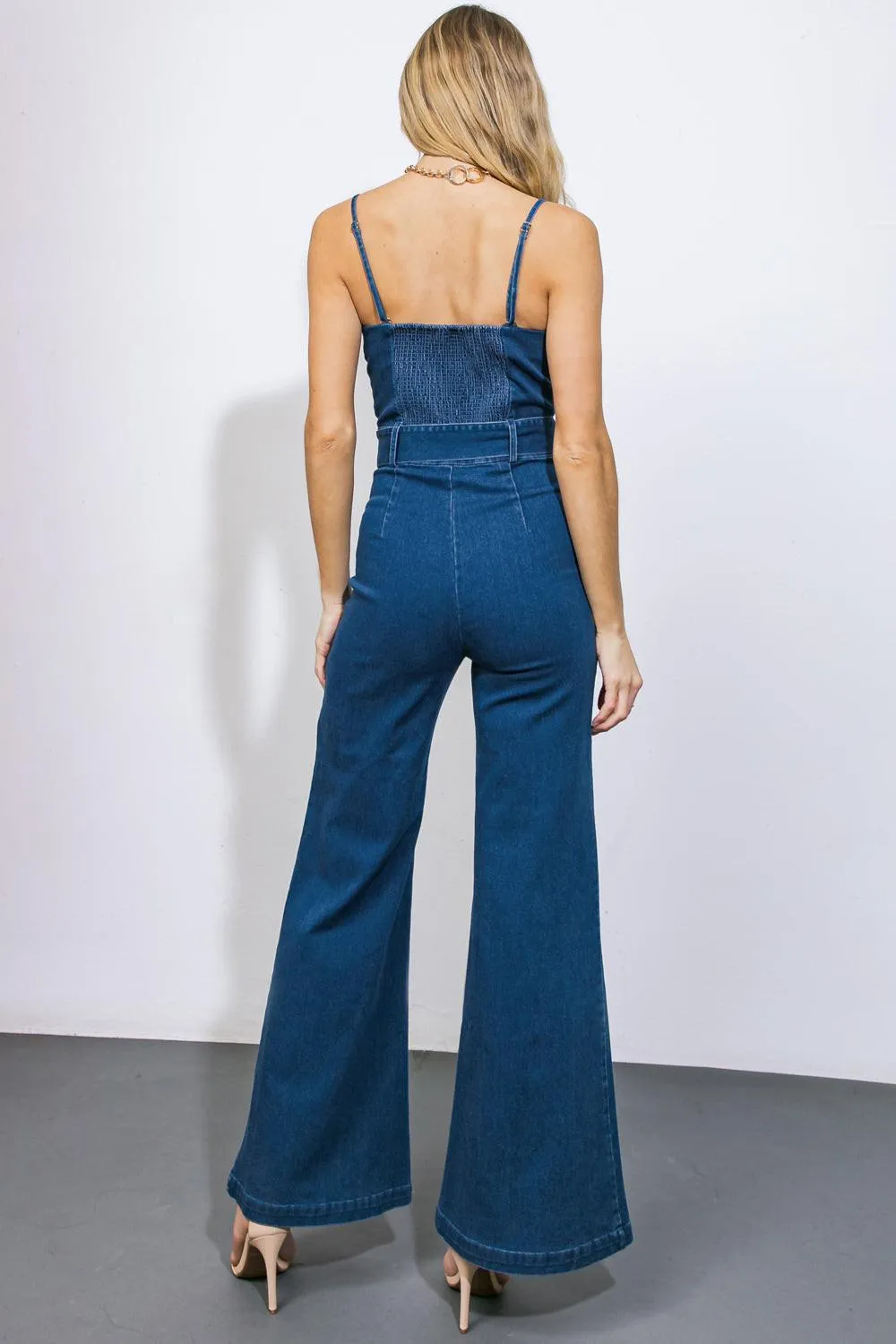 Drift Away Denim Jumpsuit sold by Zulily product image thumbnail 2