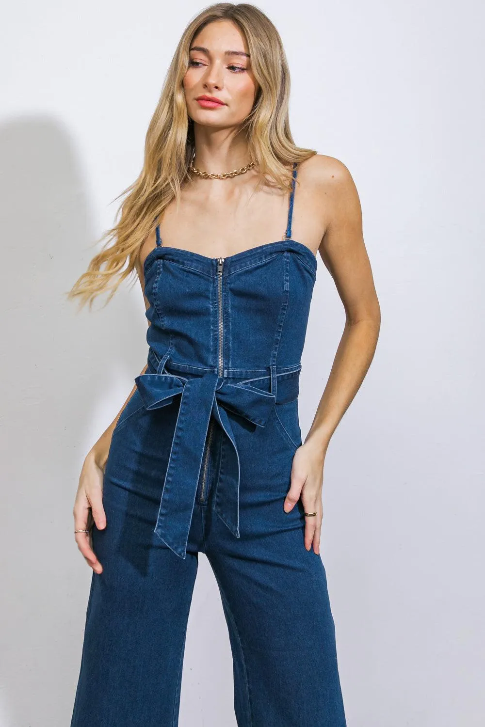 Drift Away Denim Jumpsuit sold by Zulily product image thumbnail 3