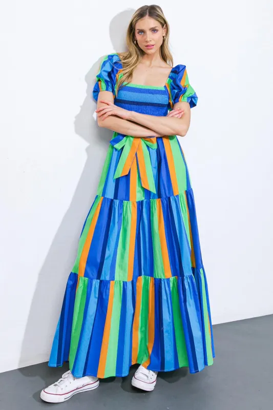 All About the Vibe Woven Maxi Dress made by Flying Tomato