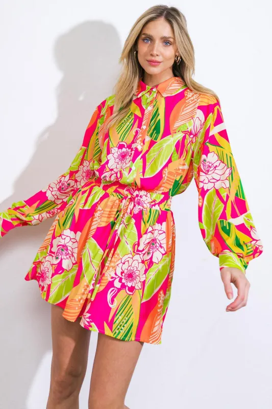 Keeping You Company Woven Romper made by Flying Tomato