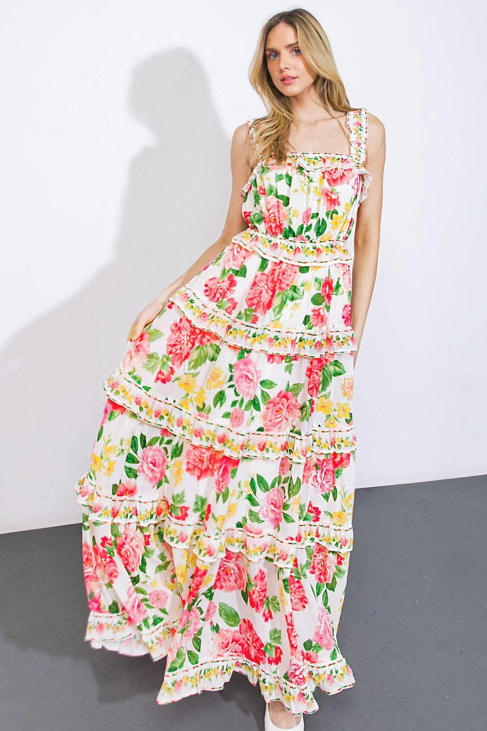 Pulling Heartstrings Woven Maxi Dress sold by Zulily