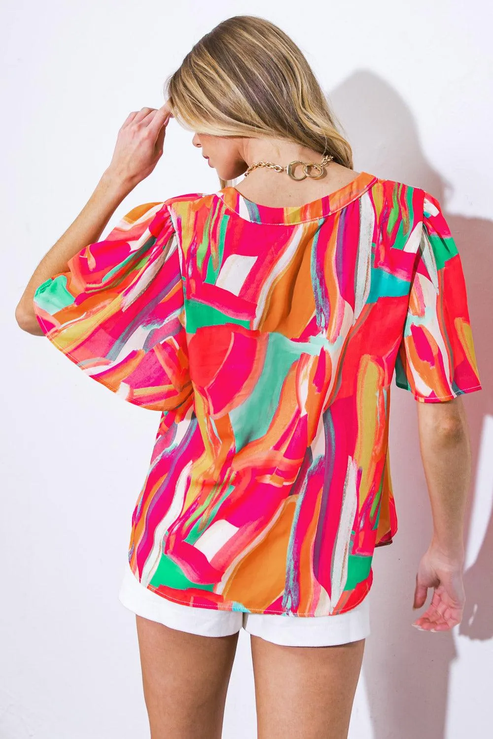 Lean on Me Woven Top sold by Zulily product image thumbnail 2