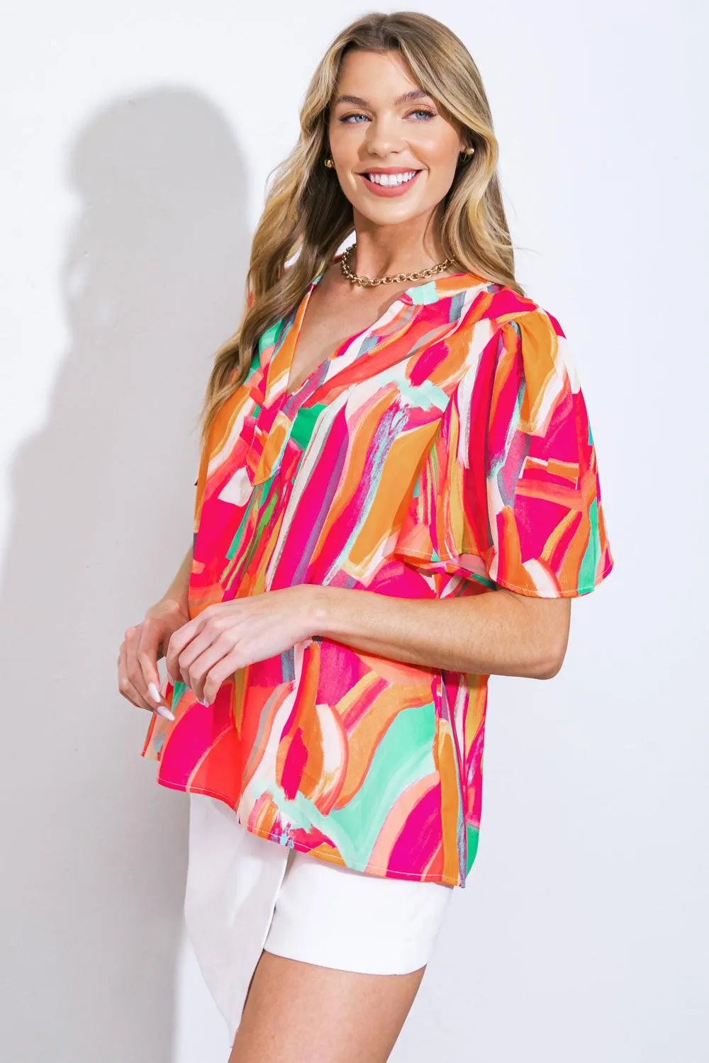 Lean on Me Woven Top sold by Zulily product image thumbnail 3