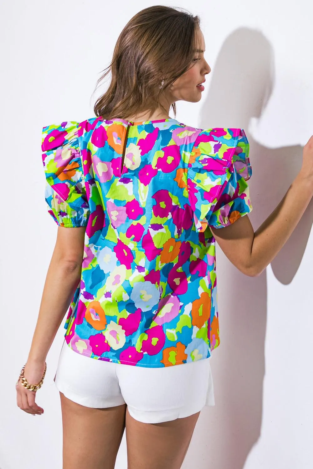 Looking Back Woven Top sold by Zulily product image thumbnail 2
