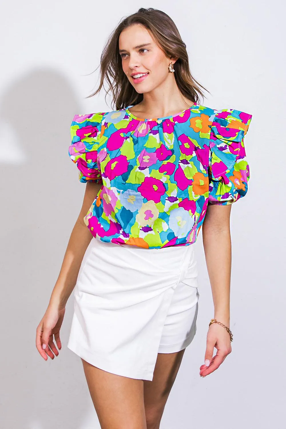 Looking Back Woven Top sold by Zulily product image thumbnail 3
