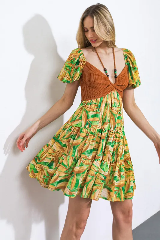 Beach Bum Girl's Mini Dress made by Flying Tomato