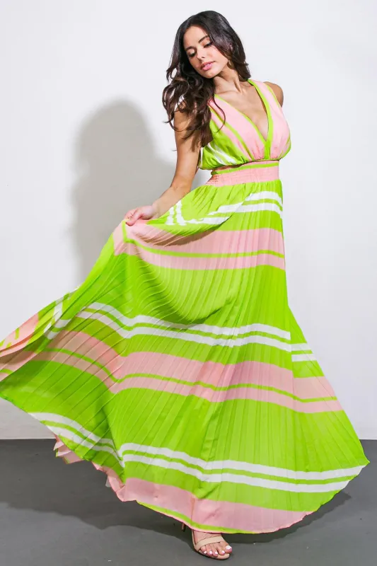 A Quick Trip Woven Maxi Dress made by Flying Tomato