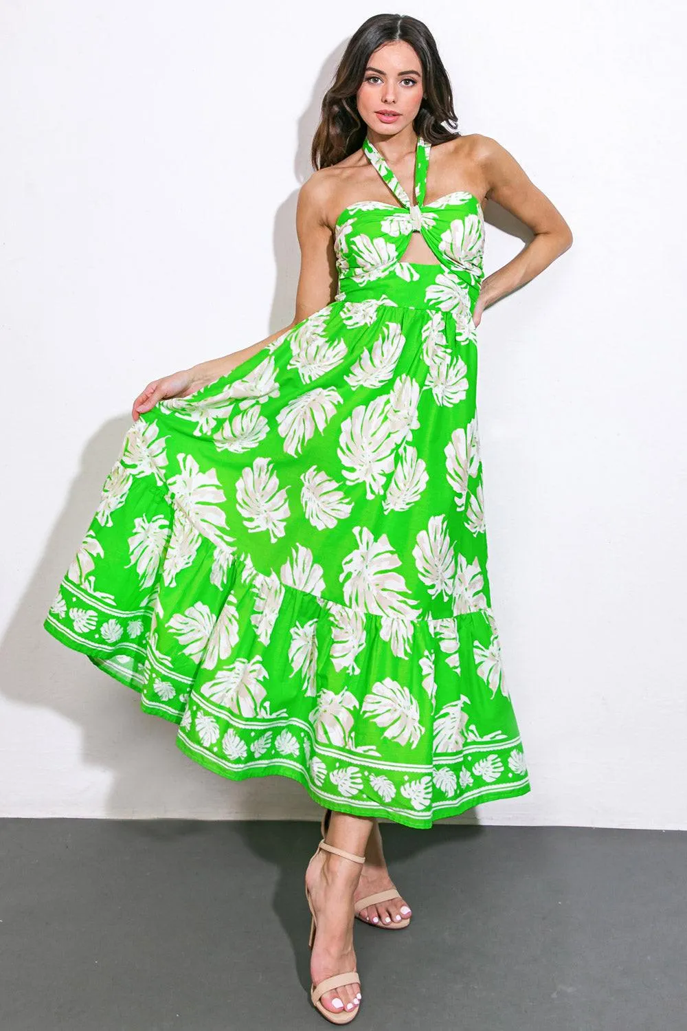 Cause a Scene Woven Midi Dress sold by Zulily